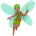 🧚🏽 fairy: medium skin tone display on Apple